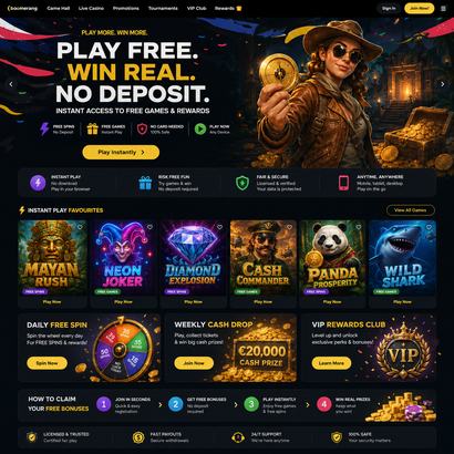 boomerang casino Gameplay