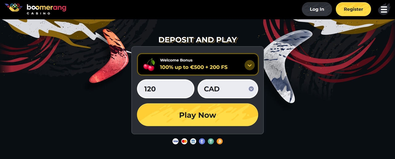 boomerang casino Gameplay